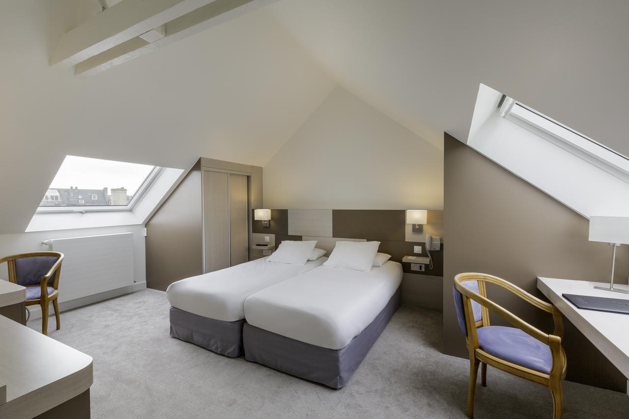 Hotel Restaurant Le Dauphin Et Le Spa Du Prieure Caen Kültér fotó